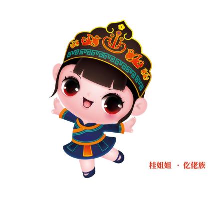 巾帼心向党桂姐姐民族卡通形象上线啦