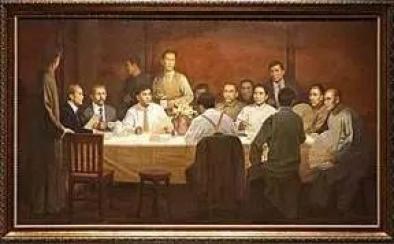 106号(现兴业路76号)中共一大会场,导致会议中止,大部分代表迅速转移