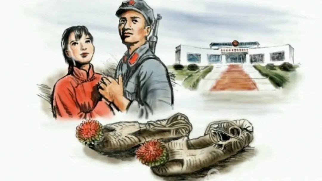 党史故事汇一双催人泪下的绣球草鞋