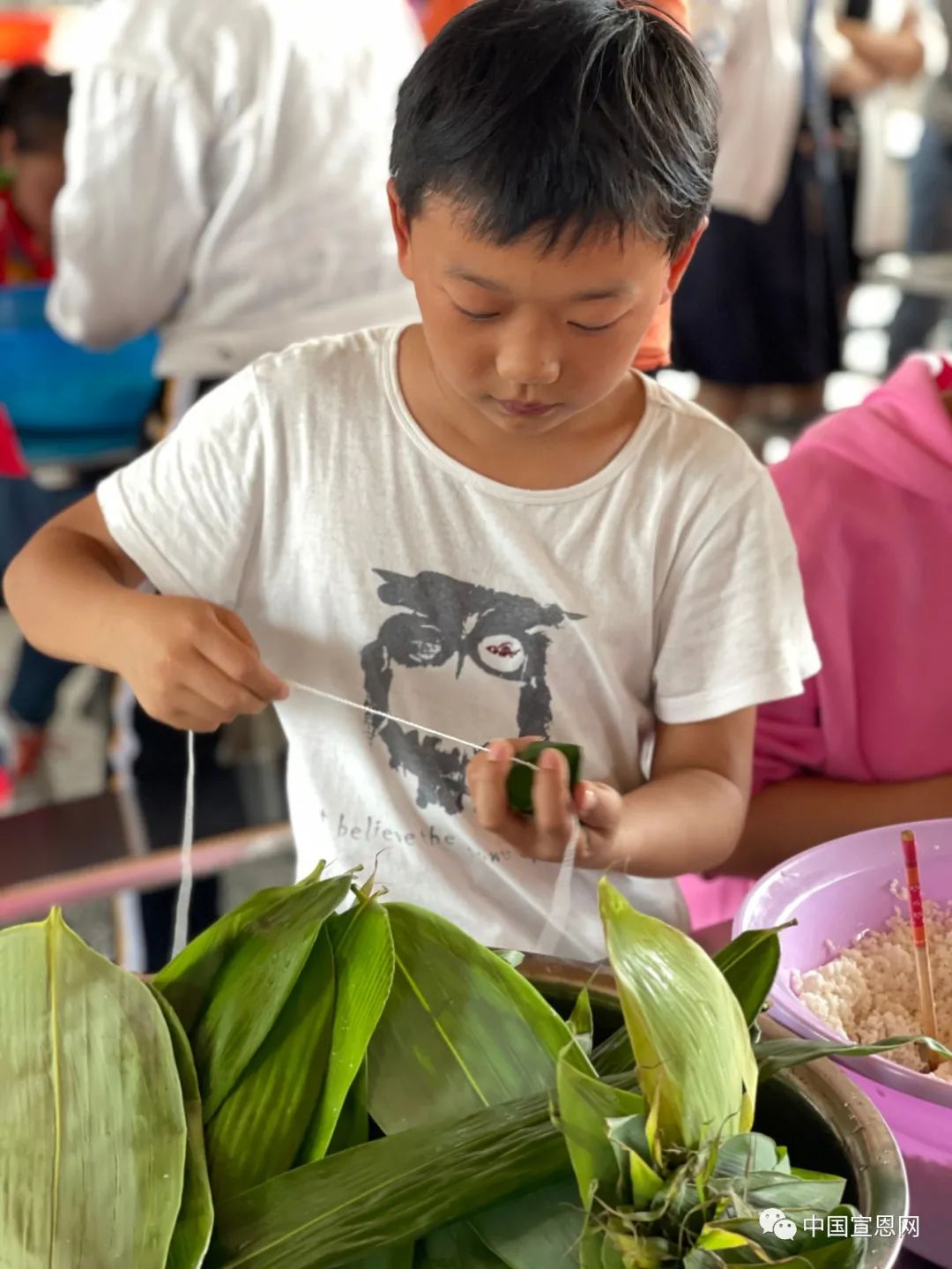 小学生给粽子做代言人图片