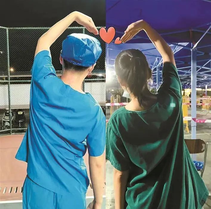 深圳90后抗疫夫妻档要在婚礼上播放抗疫照片合集