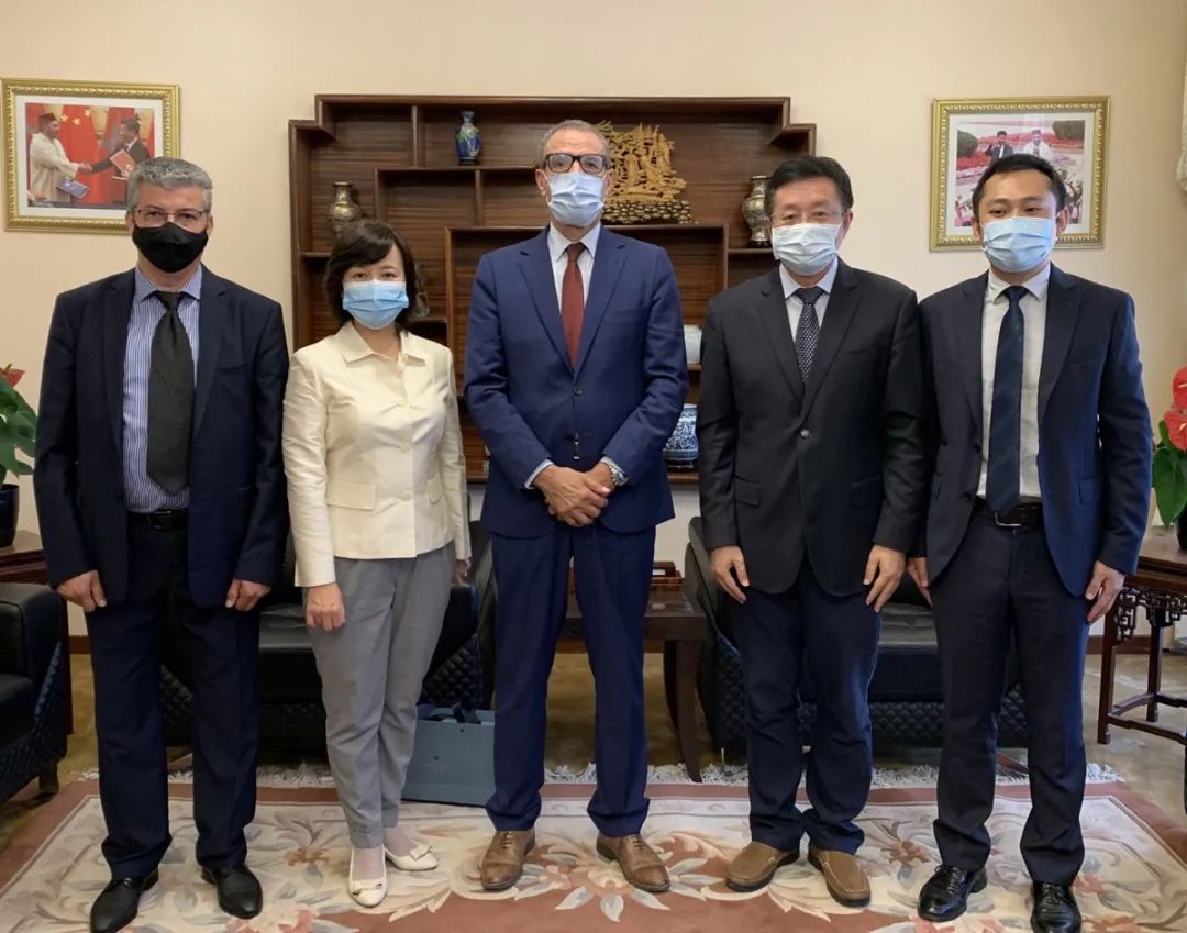 驻摩洛哥大使李昌林会见阿卜杜61马立克61阿萨德大学校长及孔院