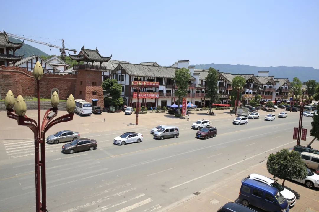 叙永县江门古寨易地扶贫搬迁集中安置点.