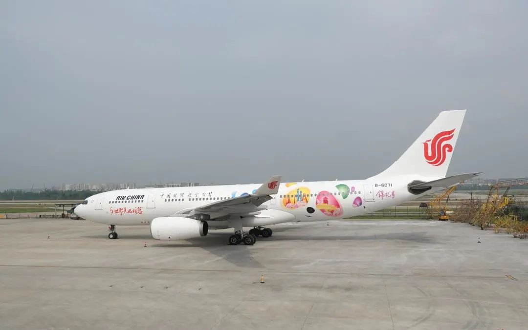 锦礼号亮相27日天府国际机场国航首航见