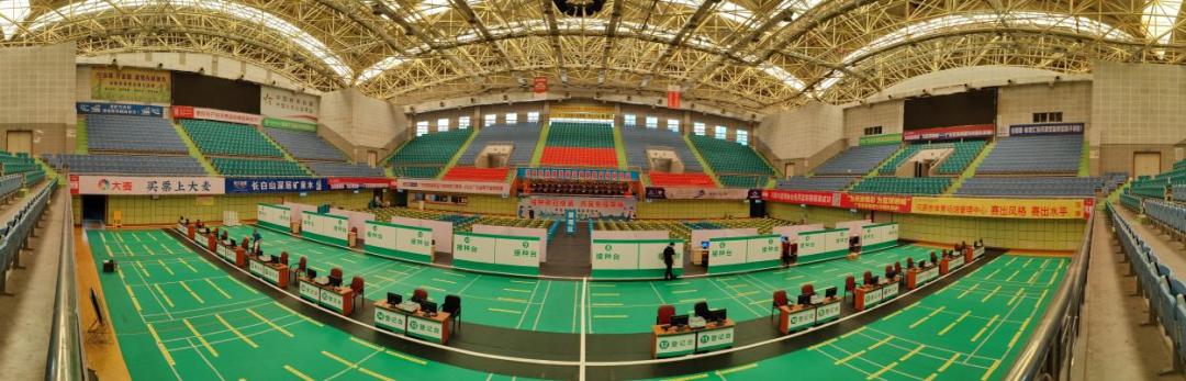 大型临时接种点启用河源市体育馆新冠病毒疫苗2021年6月13日河源市新