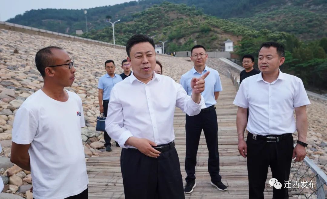河北迁西县委书记蔡宗健深入汉儿庄镇督导检查防汛工作
