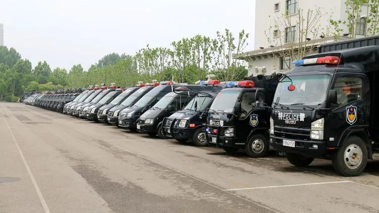 菏泽特警参加全省特巡警视频调度和应急备勤警力集结展示活动