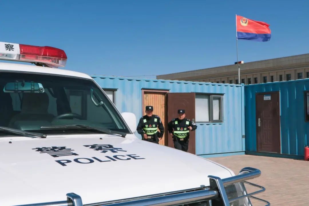 内蒙古乌力吉口岸边境派出所全国唯一一家集装箱派出所