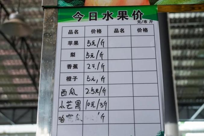 为民办实事买得明白放心建水农贸市场实施明码标价