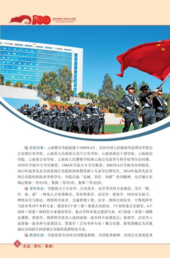云南警官学院招生图片