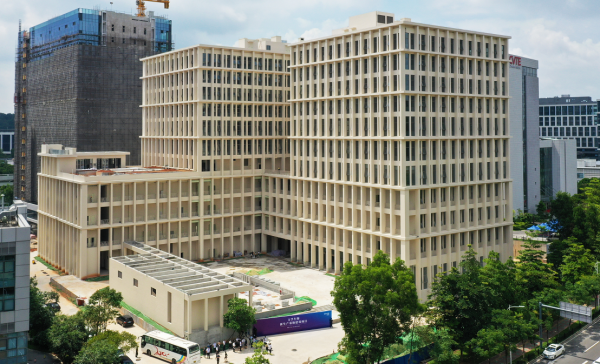 图注:万孚生物新生产基地建设项目.李剑锋 摄