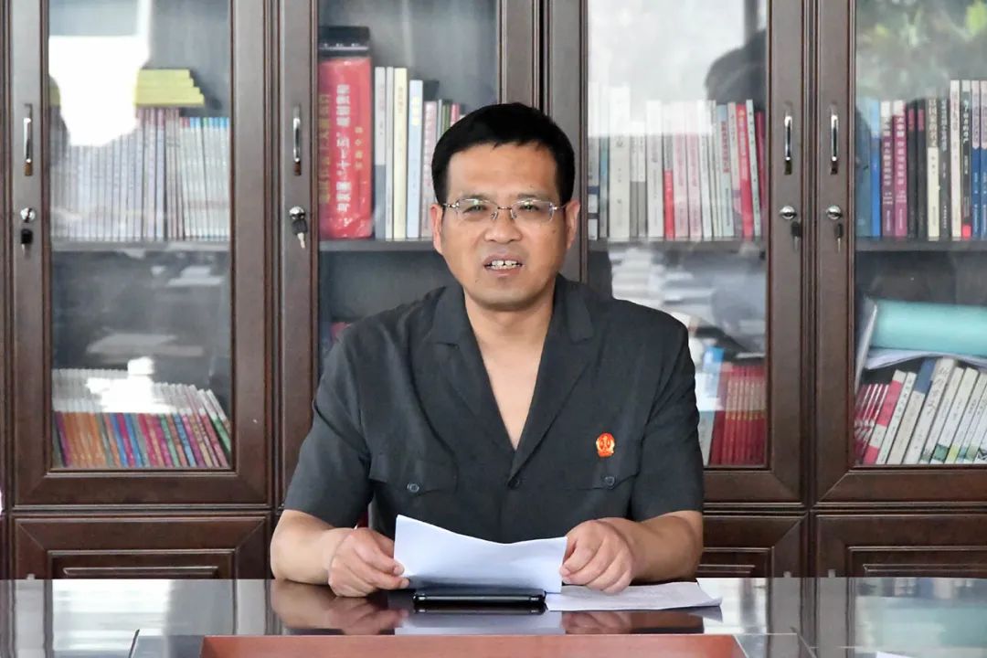 陈晓辉院长深入界沟镇开展防止干预司法三个规定宣讲活动