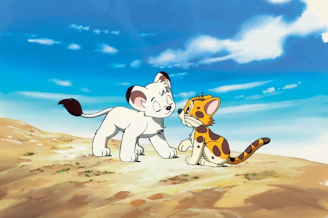 只是在动漫原型创作的过程中不小心将小狮子的颜色错误的画成了白色.