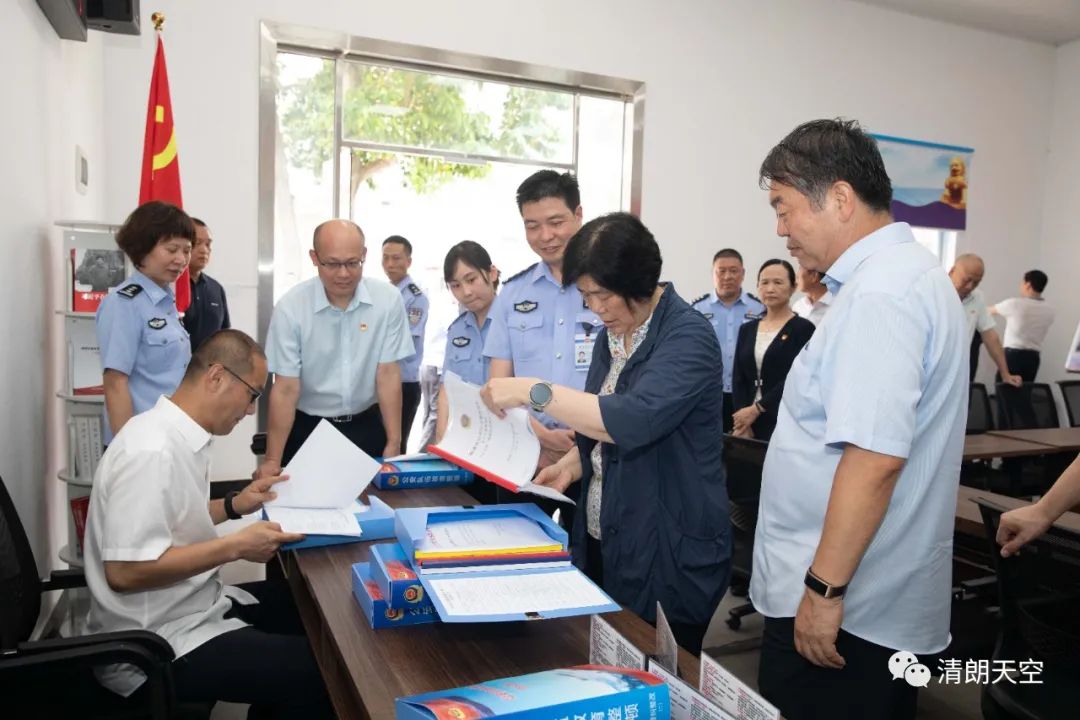 邵旭軍一行先後來到福清市公安局宏路派出所和建陽區法院,建陽區生態