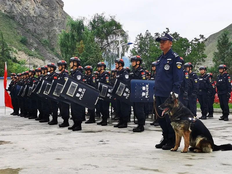 甘南州公安机关圆满完成特巡警队伍武装集结拉动演练