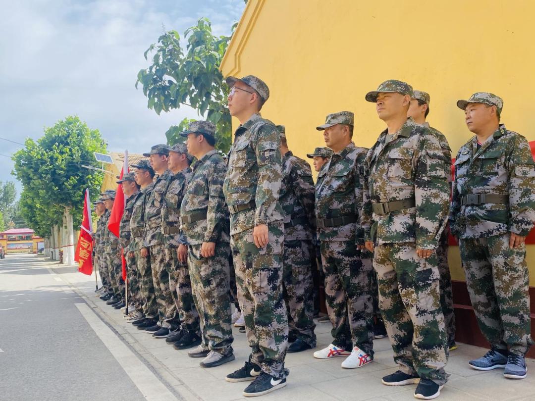 民兵点验展风采,铿锵誓言显担当
