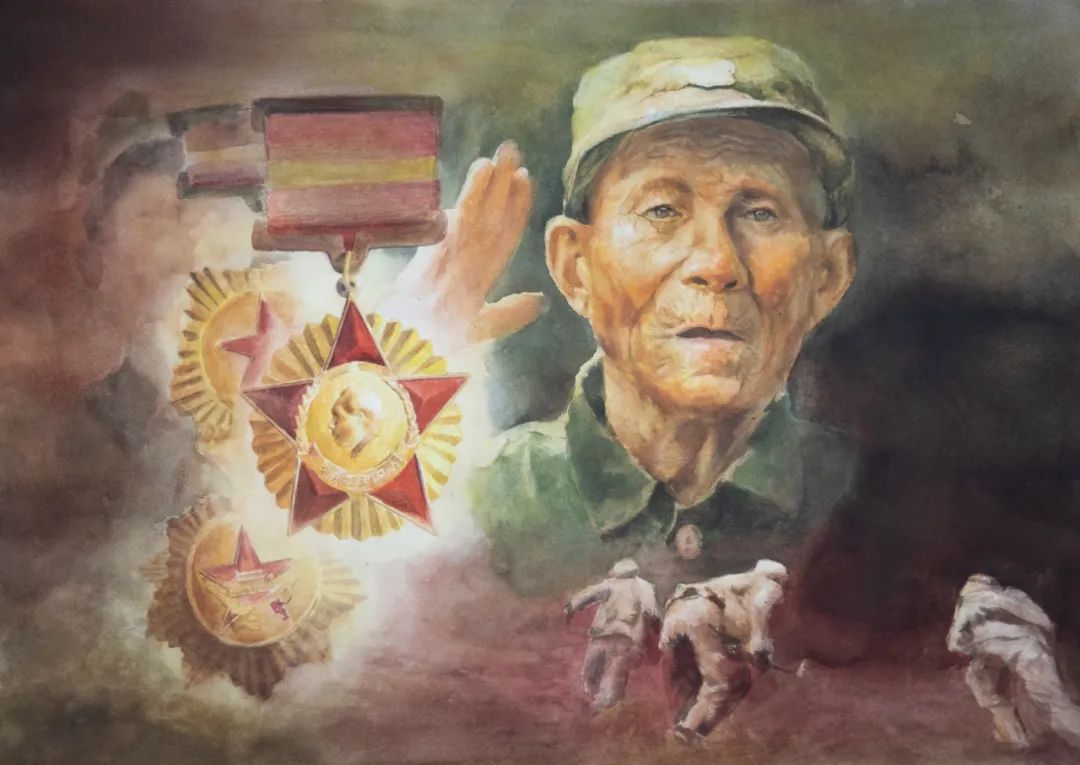 绘画成人组一等奖《铭记》