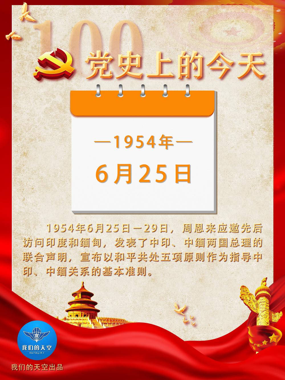 党史上的今天6月25日