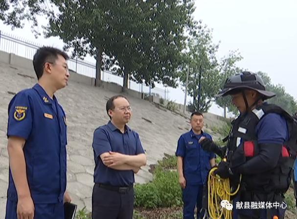 政府副县长李维信检查指导防汛抗旱工作