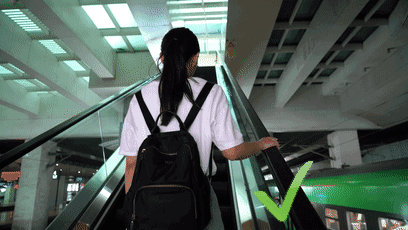 你知道吗?这样乘坐扶梯很危险