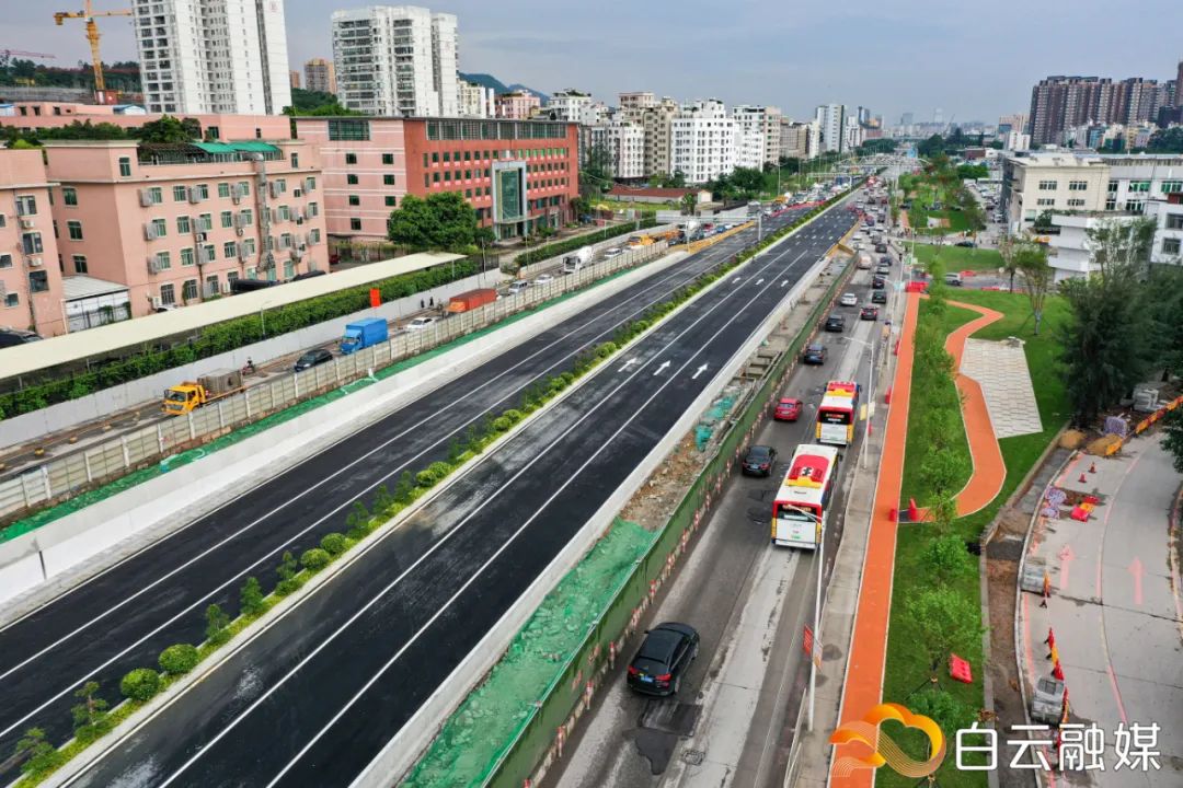 新广从路快速化改造工程主线明天将全线通车