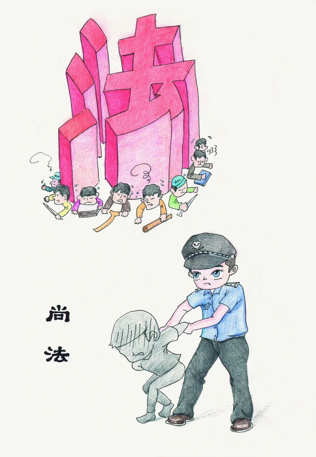 四川省巴中监狱情系陇山★水墨赋彩,在"干湿枯润"中描绘斑斓伟业绘画