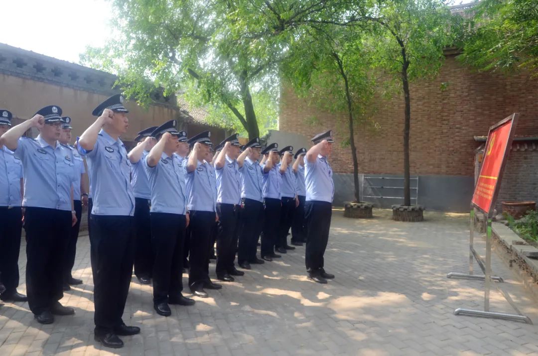 颂党恩听党话跟党走广平县公安局多形式庆祝建党100周年