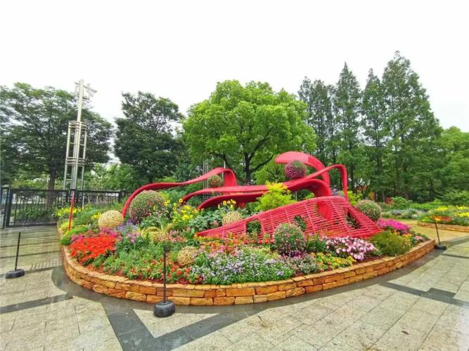 探索沪上这13个公园花坛换新亮相来看美图