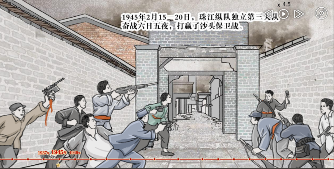 珠江纵队独立第三大队打赢沙头保卫战爱国青年学生开展抗日救亡活动看