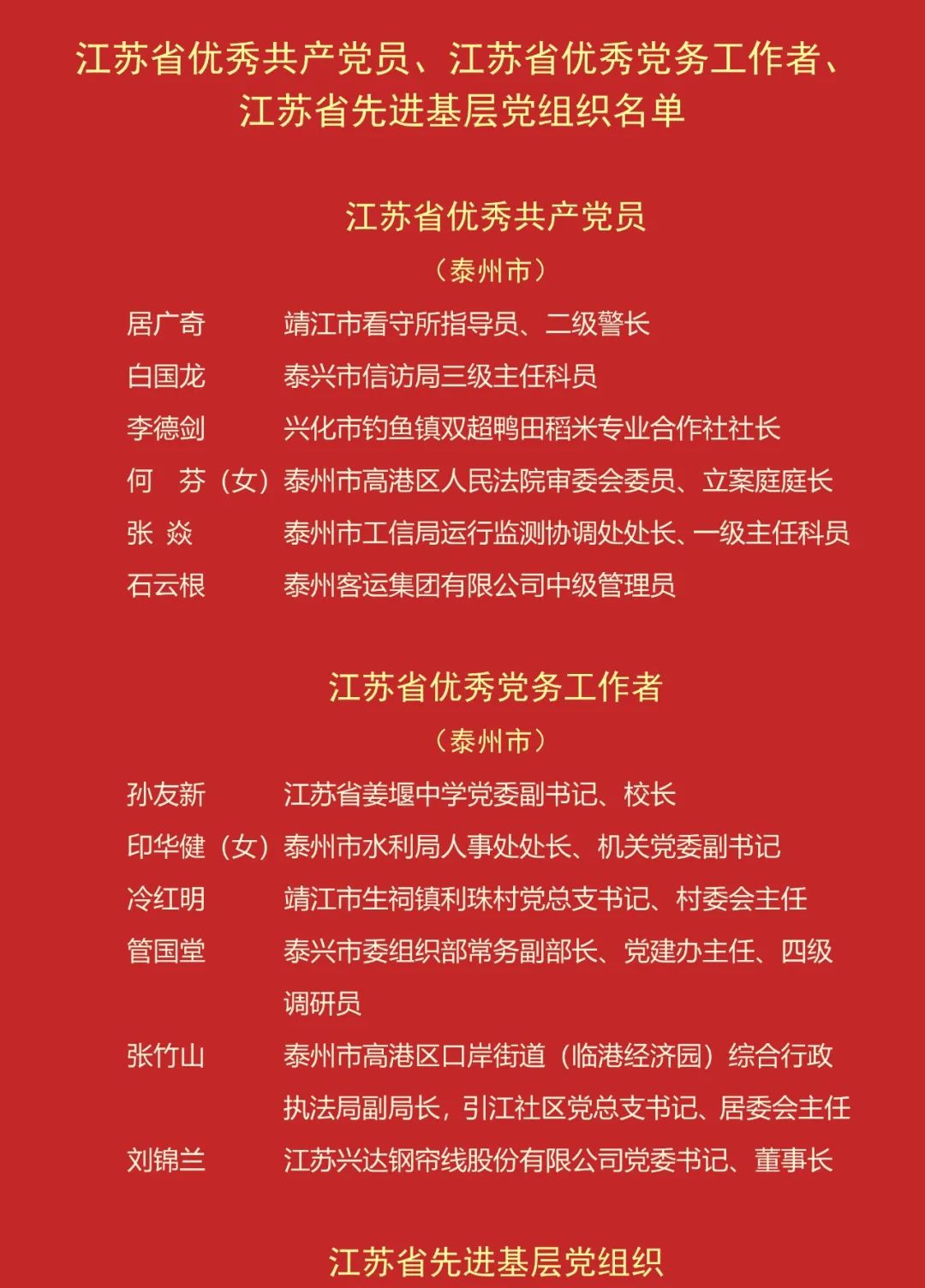 表彰名单_澎湃号·政务_澎湃新闻-The Paper