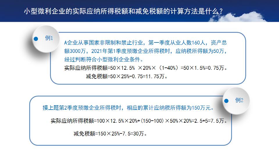 小型微利企業所得稅最新優惠政策