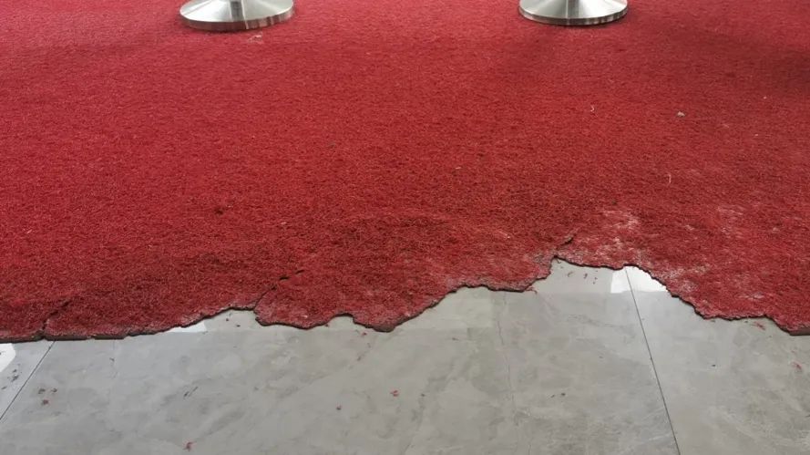 一块"破"地毯,彰显金海抗疫决心