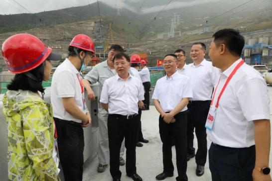 李跃平到中国安能三局白鹤滩项目部检查调研