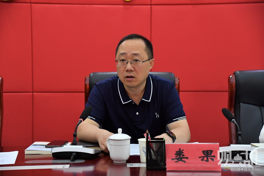 并讲话,区委常委,区委组织部部长段婉娇主持,区政府副区长刘俊生参加