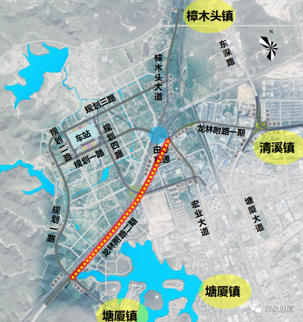 塘廈這條斷頭路或將打通東莞南站配套道路建設全速推進