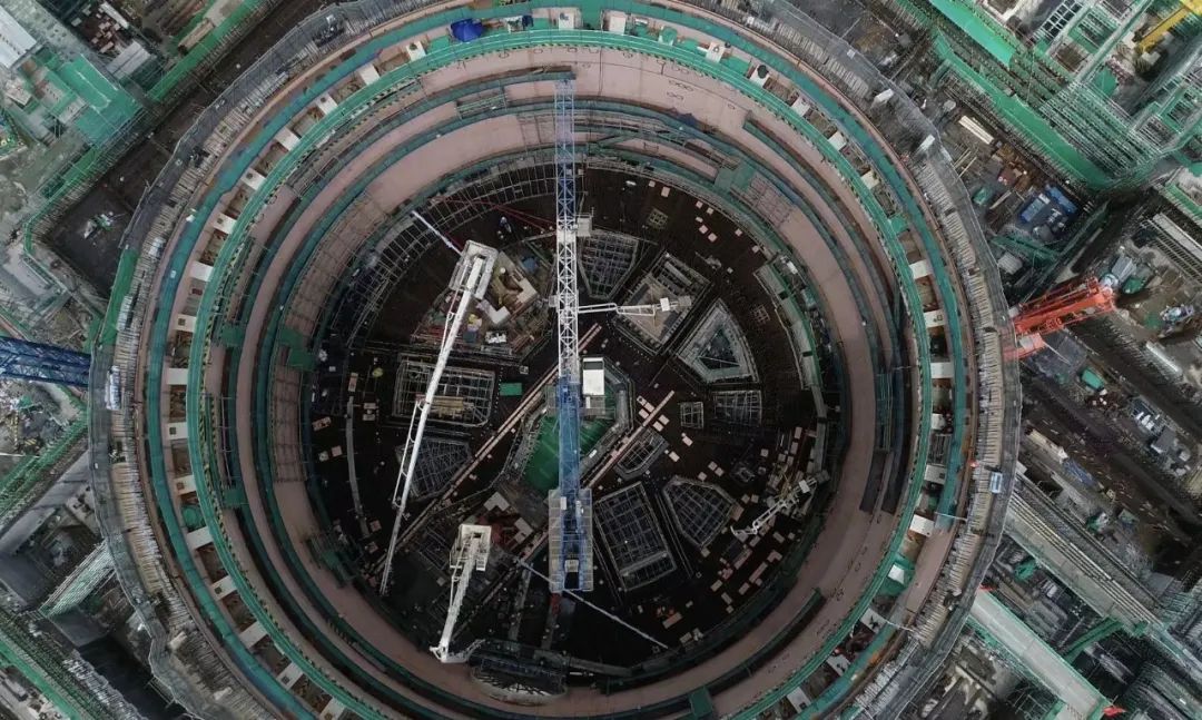 中核二四漳州核电1号核岛内部结构165m板浇筑附视频