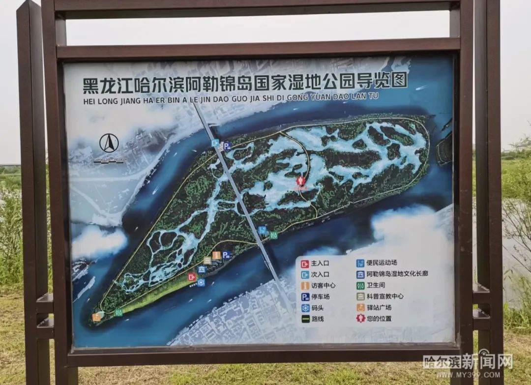 群力湿地公园地图图片