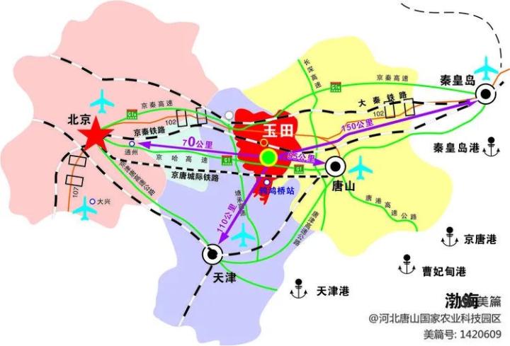 玉田縣地處京津唐三市之間,交通便利,區位優勢突出.