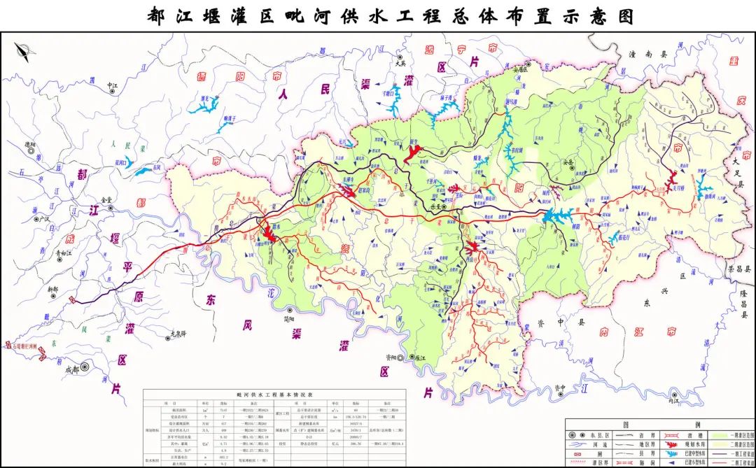 剛剛毗河供水工程正式通水惠及川中旱區489萬人