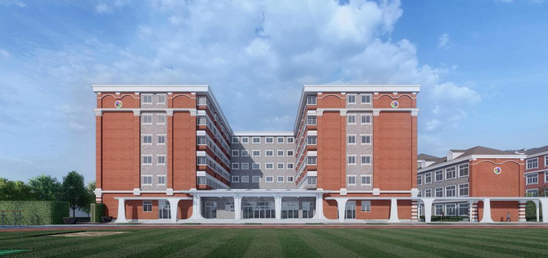 去年暑期,茸一中学已经完成了学校正门以及尚德广场的改造升级.