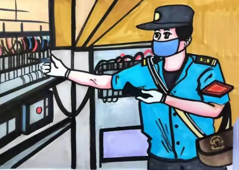 一组手绘漫画告诉你火车是如何安全出工的