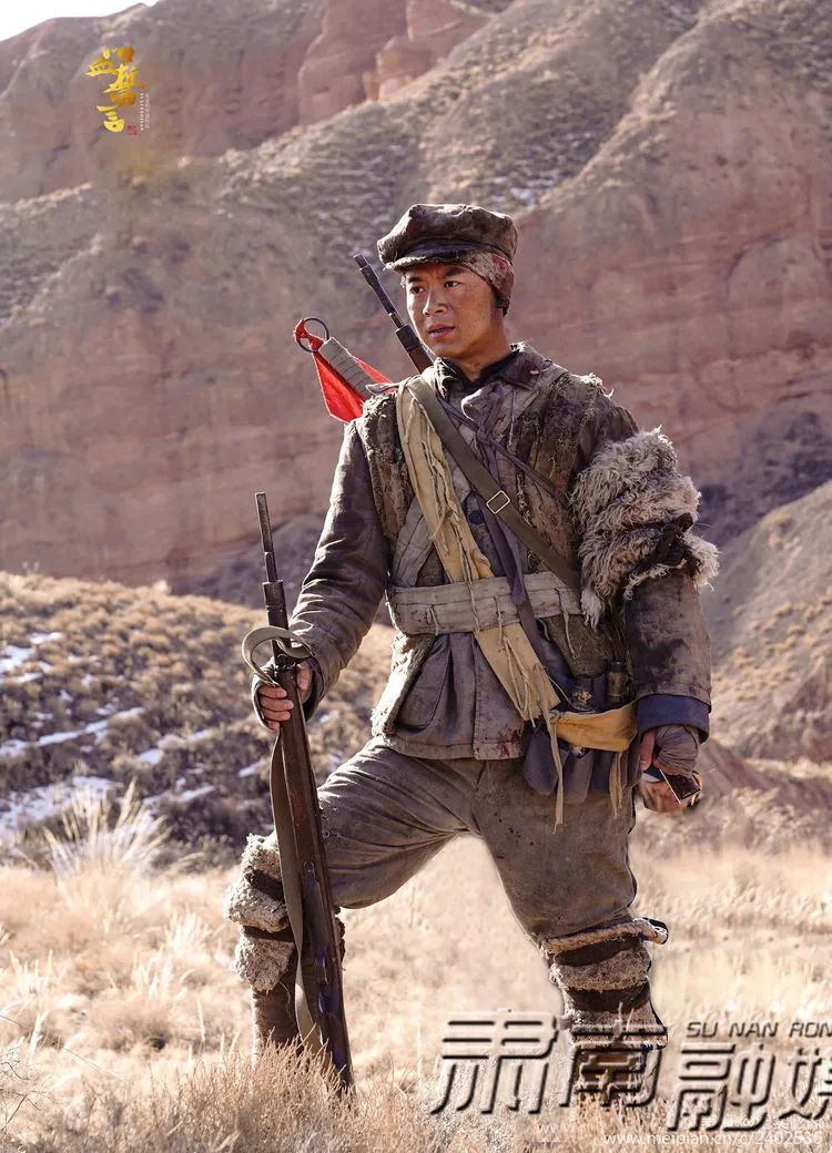 冰沟丹霞景区拍摄取景,反映红西路军征战河西的红色题材电影故事片