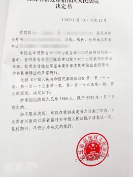 我为群众办实事罚款5000元当事人虚假陈述宿豫法院开出诚信罚单