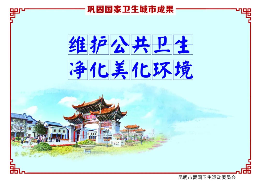 巩固国家卫生城市成果我们在行动内附宣传海报视频