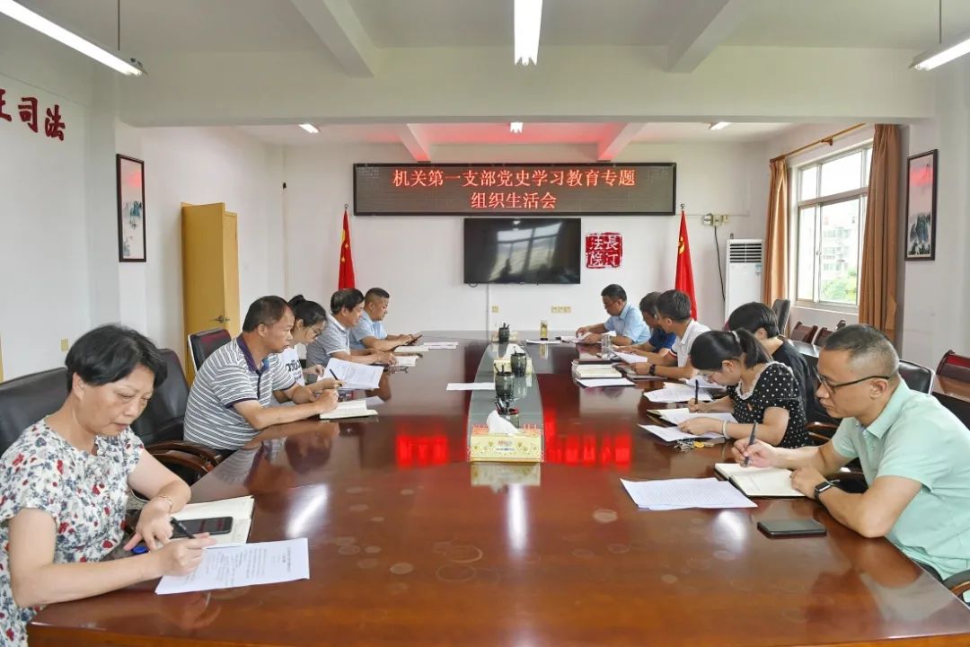 党史学习教育学知识找差距长汀法院开展党史学习教育专题党课专题组织