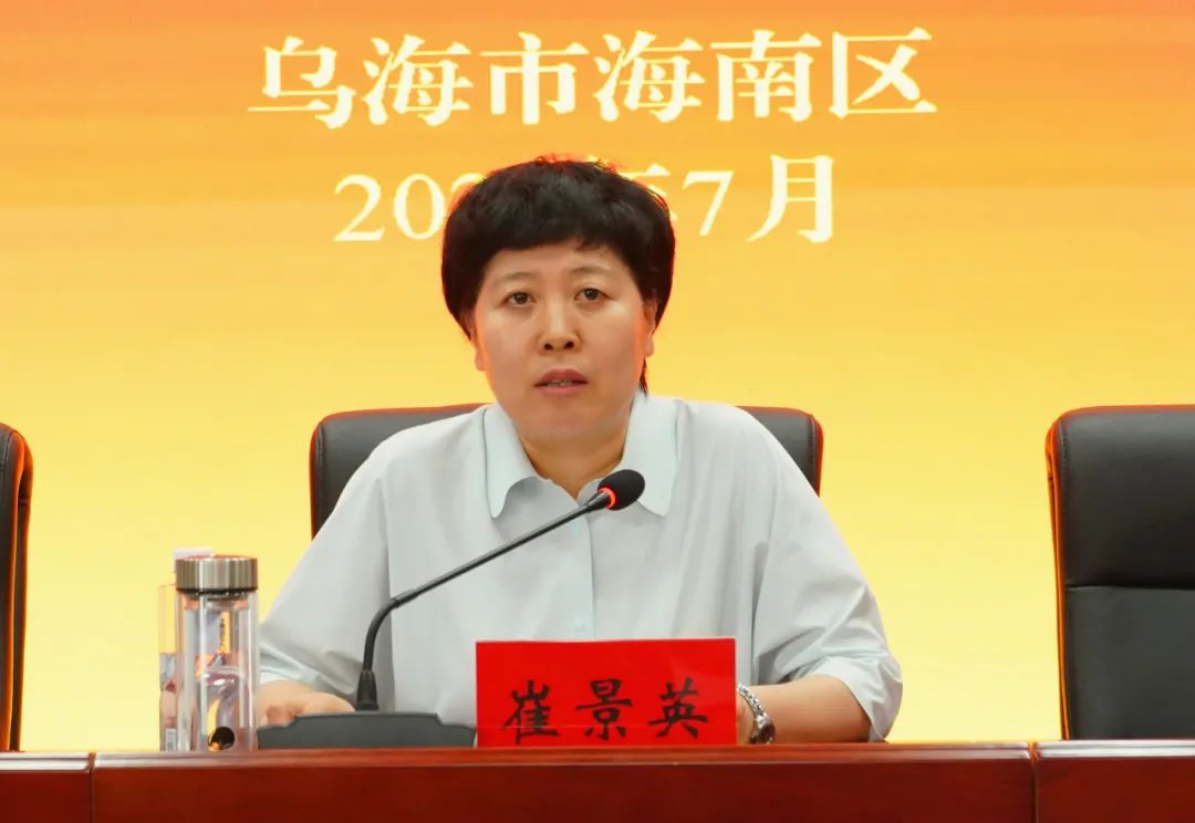 崔景英一行先后来到海南区区域社会治理中心,拉僧仲街道办事处,拉僧仲