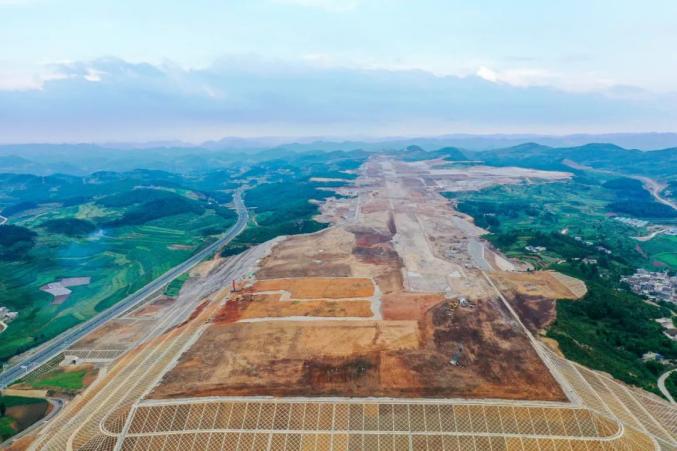 航拍重大工程威宁机场建成这样了