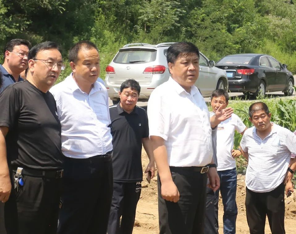 彭勇民武利芳到南营乡地质灾害隐患点开展调研