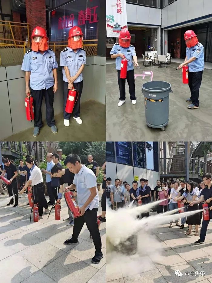 安全生产67区园区发展服务委员会组织开展火灾逃生应急演练