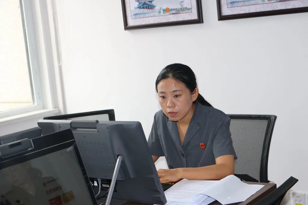 副庭长张艳丽通过在线人民调解平台成功调解一起涉企借款合同纠纷案件